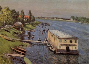 古斯塔夫 卡裡伯特 Boathouse in Argenteuil 古斯塔夫 卡裡伯特 Boathouse in Argenteuil